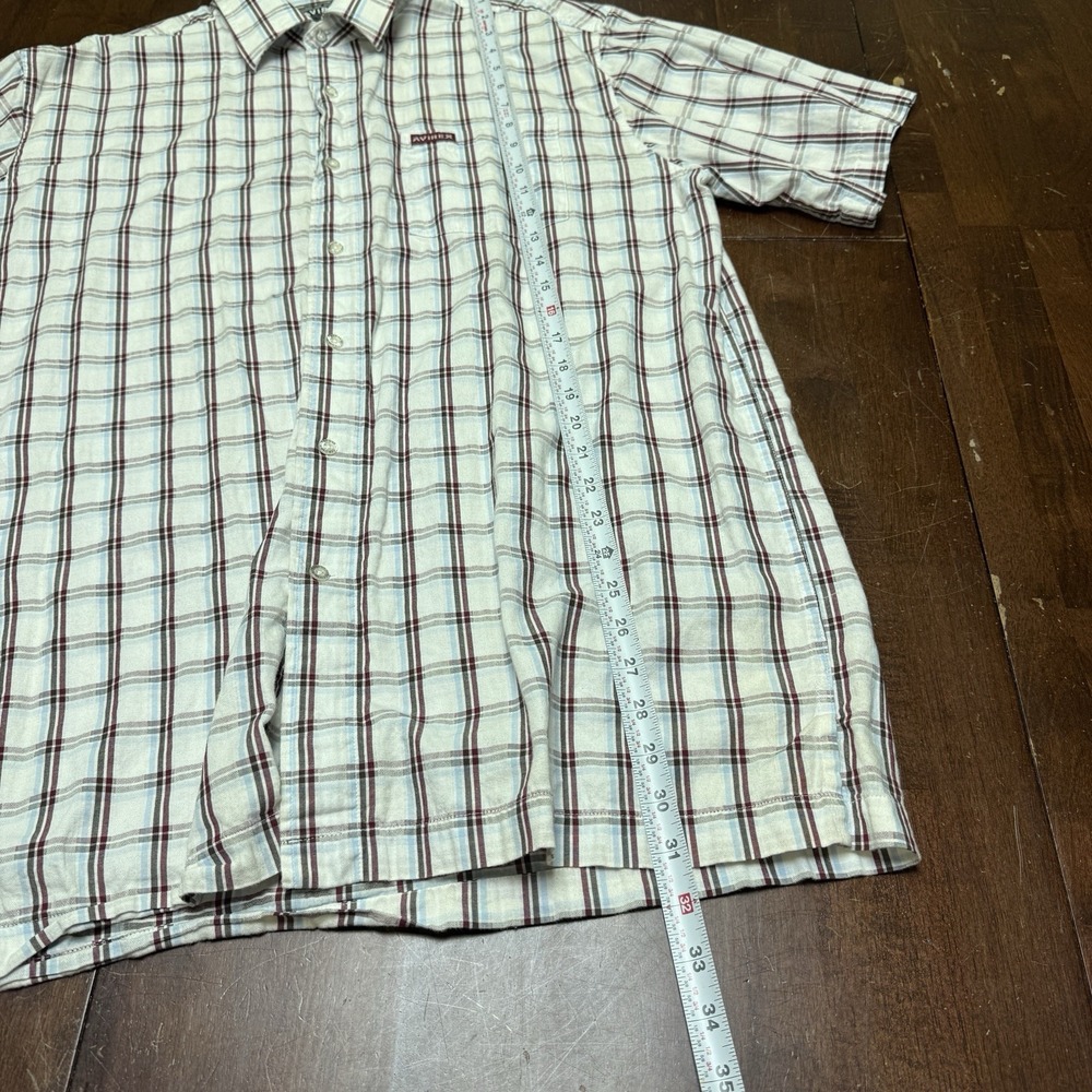 Avirex Superior Shirt Mens XL Short Sleeve Button Up Casual Cotton - Picture 7 of 7
